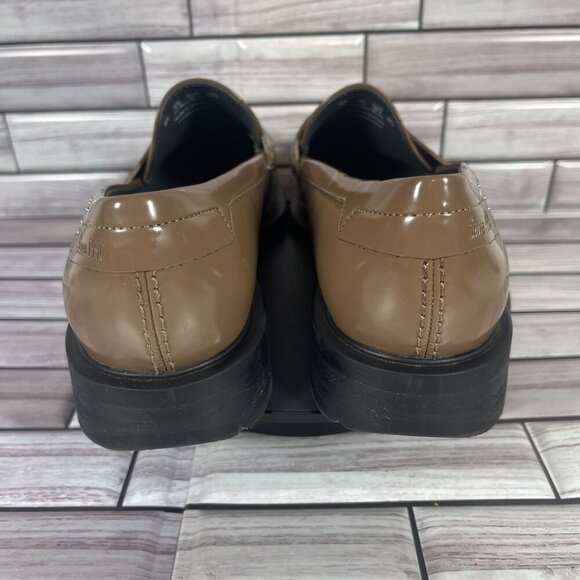 SARTO Women's Brown Patent Slip-On Loafers Women's Shoe Size‎ 8 - Picture 10 of 16